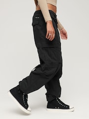 Superdry Black Parachute Grip Trousers - Image 2 of 6