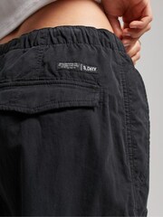 Superdry Black Parachute Grip Trousers - Image 5 of 6