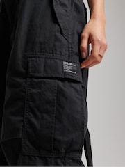 Superdry Black Parachute Grip Trousers - Image 6 of 6