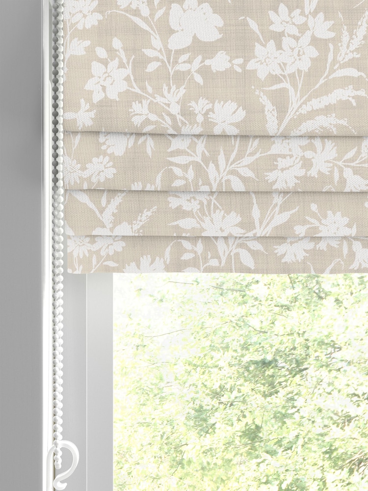 Laura Ashley Dove Grey Rye Made to Measure Roman 100% Cotton Blinds - Image 2 of 5