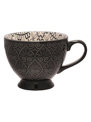 Widdop Set of 4 Grey Tea Cups - Image 5 of 6