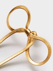 Katie Loxton Gold Tone Amelie Bow Oversized Earrings - Image 5 of 5
