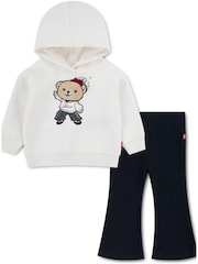 Levi's® Pullover Hoodie and Flared Ribbed Joggers Set 2 Piece - صورة 1 من 3