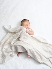 aden + anais White Large 100% Cotton Muslin Blankets 3 Pack - Image 4 of 6