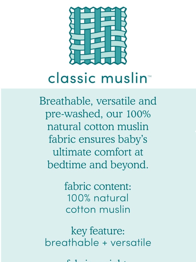 aden + anais White Large 100% Cotton Muslin Blankets 3 Pack - Image 6 of 6
