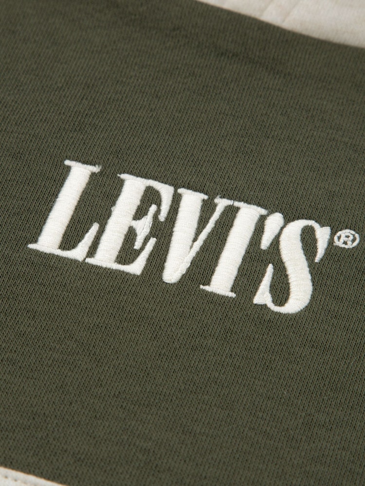 Levi's® Green Colorblocked Pullover Hoodie and Joggers Set 2 Piece - Image 2 of 3 Levi's® Green Colorblocked Pullover Hoodie and Joggers Set 2 Piece - Image 2 of 3
