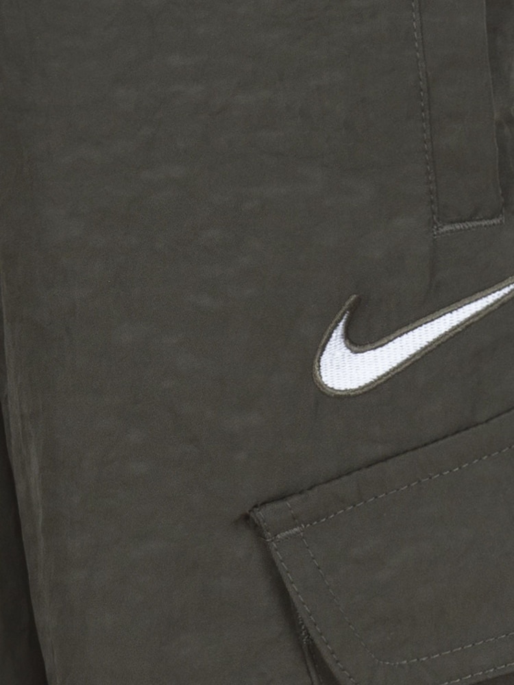 Nike Khaki Green Little Kids Cargo Trousers - Image 8 of 8