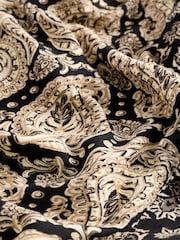 Black/Cream Summer Maxi Kaftan Dress - Image 2 of 2