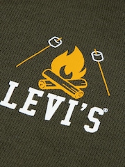 Levi's® Green Campfire T-Shirt, Hoodie and Jeans 3 Piece Set - Image 3 of 5