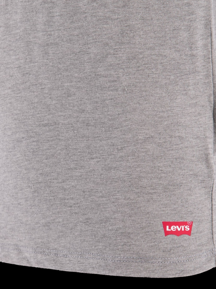 Levi's® Blue Crew Neck T-Shirts 2 Pack - Image 4 of 4 Levi's® Blue Crew Neck T-Shirts 2 Pack - Image 4 of 4