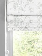 Laura Ashley Duck Egg Aria Made to Measure Roman 100% Cotton Blinds - Image 2 of 6
