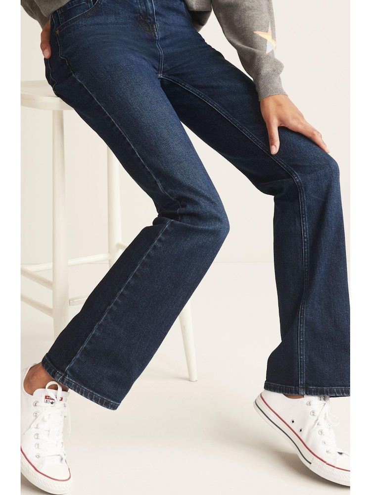 Dark Blue Bootcut Jeans - Image 1 of 5