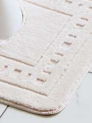 Catherine Lansfield Set of 2 Cream Armoni Bath Set - Image 3 of 4