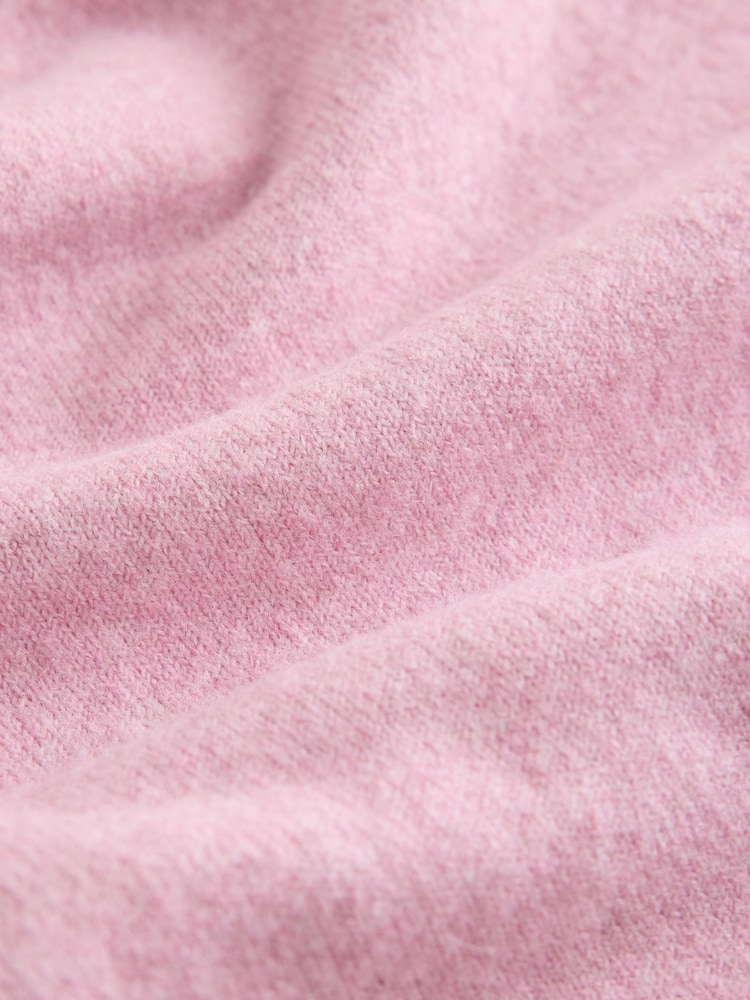 Light Pink Supersoft Mid Length V-Neck Cardigan - Image 3 of 3 Light Pink Supersoft Mid Length V-Neck Cardigan - Image 3 of 3