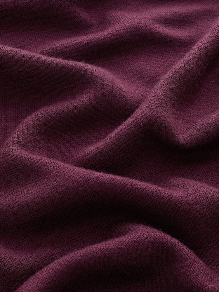 Beerenrot - Kuscheliges Pulloverkleid mit Reißverschluss und weichem Griff - Bild 6 von 6 Beerenrot - Kuscheliges Pulloverkleid mit Reißverschluss und weichem Griff - Bild 6 von 6