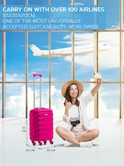 Flight Knight Hard Shell ABS Easyjet Size Cabin Carry On Case - Image 2 of 7