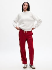 Gap White Vintage Soft Mock Neck Long Sleeve Pullover Sweatshirt. - Image 3 of 4