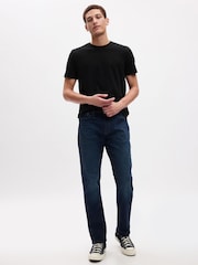 Gap Black Crew Neck Classic 100% Cotton Short Sleeve T-Shirt - Image 3 of 8