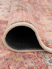 kukoon Pink Washable Dusk Medallion Cotton Runner - Image 3 of 6