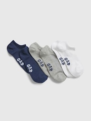 Azul marino - Pack de 3 pares de calcetines deportivos de Gap Kids - Imagen 1 de 1