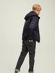 Padded Quilted Hooded Gilet - Image 3 of 6