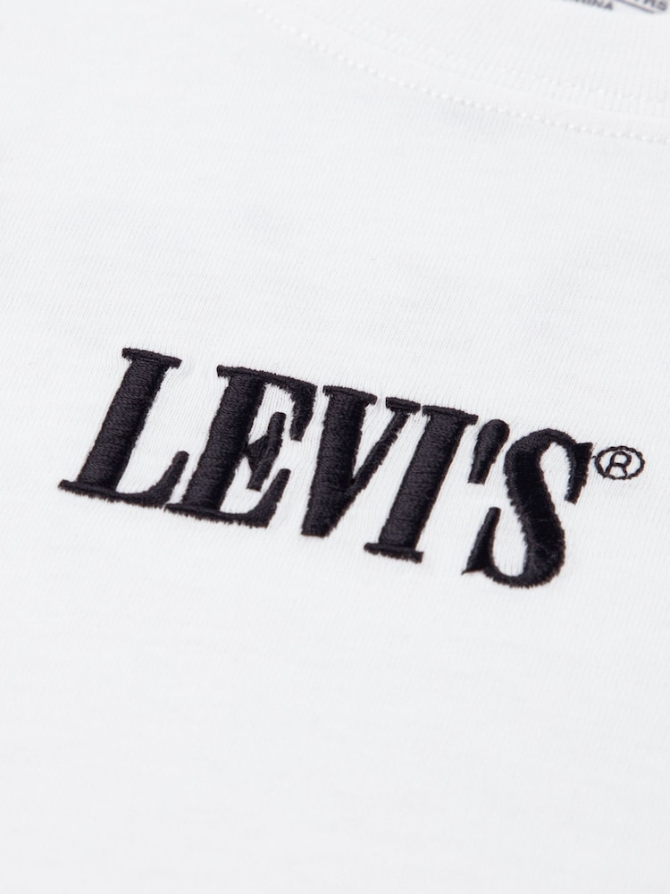 Levi's® White Classic Long Sleeve T-Shirt - Image 3 of 3