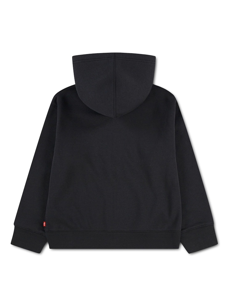 Levi's® Black Essential Full Zip Hoodie - Image 2 of 3 Levi's® Black Essential Full Zip Hoodie - Image 2 of 3