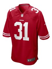 Fanatics Red San Francisco 49ers Home Game Jersey - Raheem Mostert Youth - Image 2 of 3