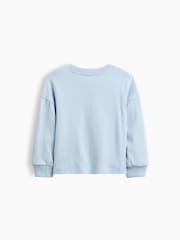 Gap Blue Heavyweight Long Sleeve T-Shirt (6mths-5yrs) - Image 2 of 2
