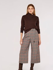 Apricot Brown 3 Button Textured Jumper - Image 3 of 4