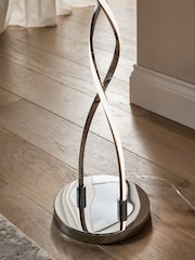 Chrome Callie LED Floor Lamp - Image 3 of 7