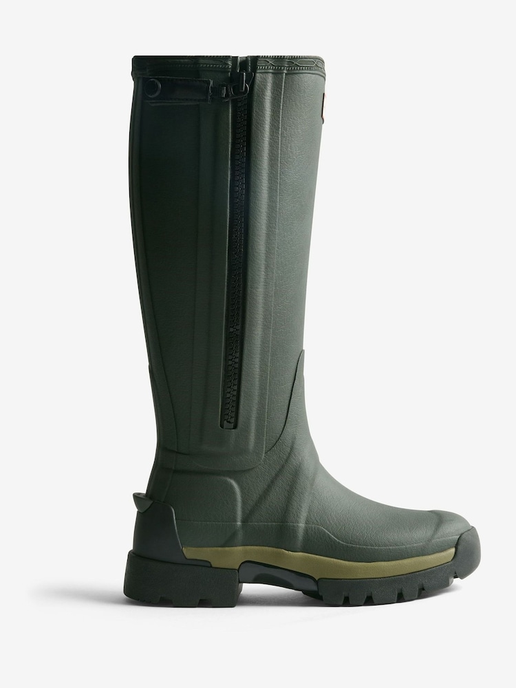 Hunter Green Balmoral Neo Lined Zip Up Tall Boots - Image 1 of 4