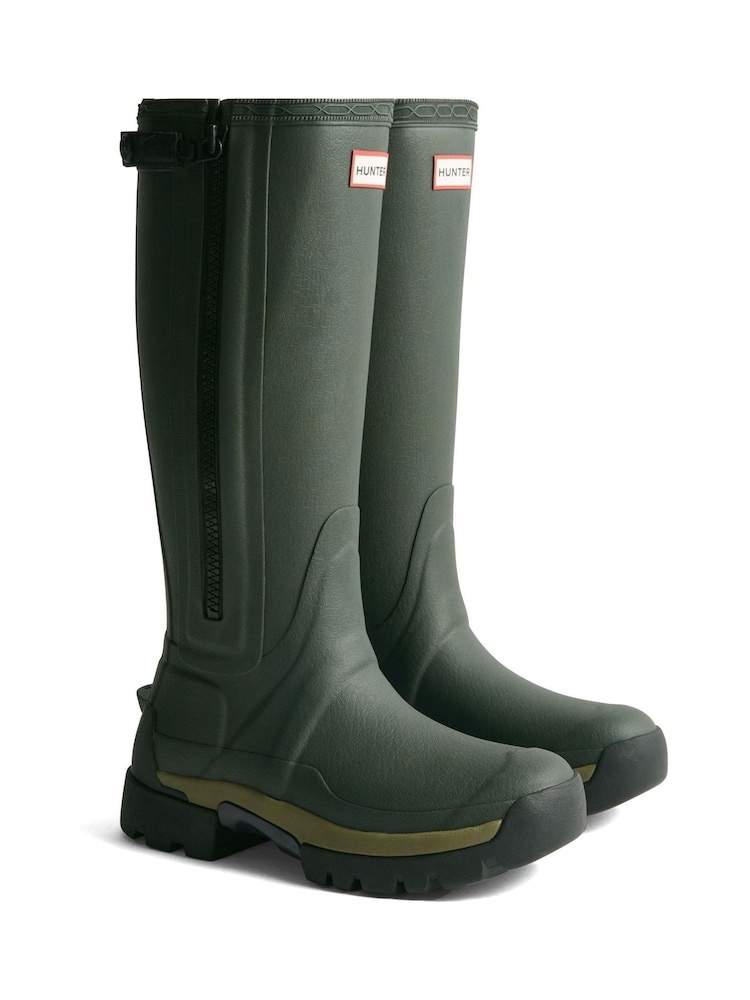 Hunter Green Balmoral Neo Lined Zip Up Tall Boots - Image 2 of 4