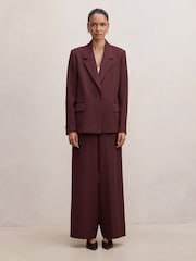 Forever New Red Paloma Petite Single Breasted Blazer - Image 5 of 5