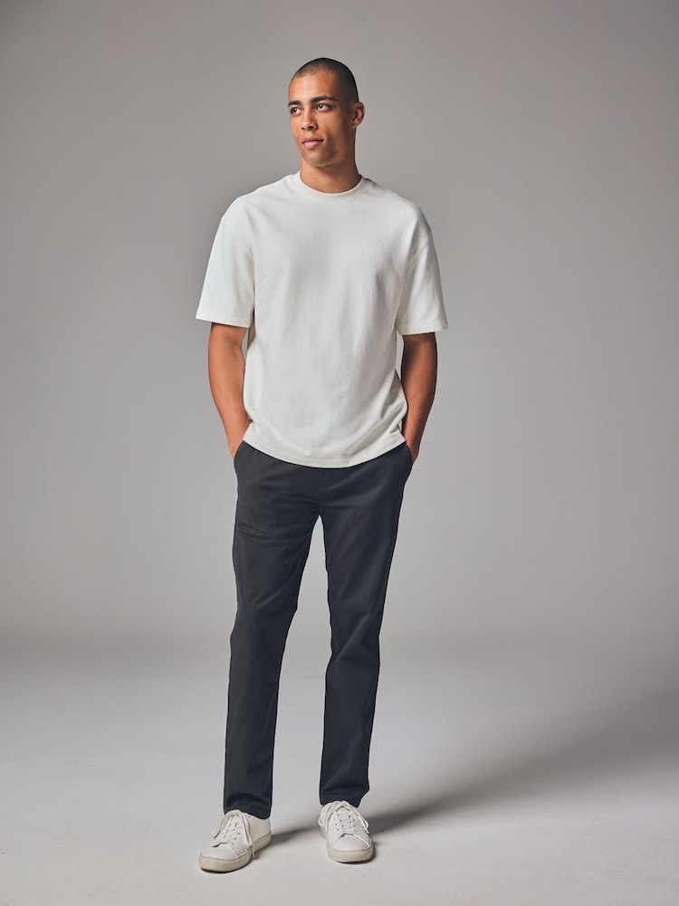Verde oscuro - Corte slim - Chinos elásticos - Imagen 1 de 9