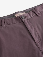 Plum Light Slim Fit Stretch Chinos Trousers - Image 9 of 10