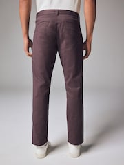Plum Light Slim Fit Stretch Chinos Trousers - Image 2 of 10