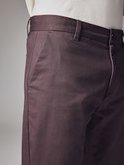 Plum Light Slim Fit Stretch Chinos Trousers - Image 5 of 10