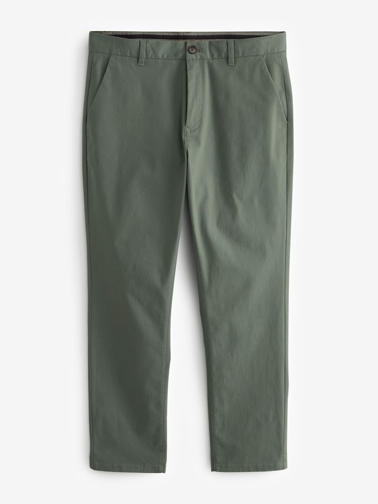 Green Light Slim Fit Stretch Chinos Trousers - Image 5 of 8