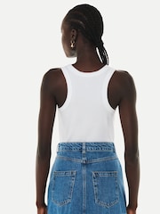 Whistles White Ultimate Ribbed Scoop Vest - Image 2 of 4