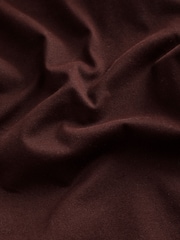 Burgundy Dark Straight Fit Stretch Chinos Trousers - Image 11 of 11