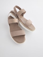 Nude Forever Comfort® Elasticated Straps Sandals - Image 2 of 7