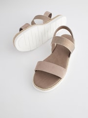 Nude Forever Comfort® Elasticated Straps Sandals - Image 3 of 7