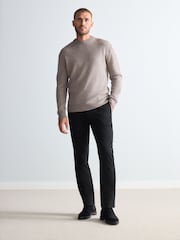 črna - ozek kroj Nova Fides Italijanski Signature chino hlače - Slika 2 iz 10