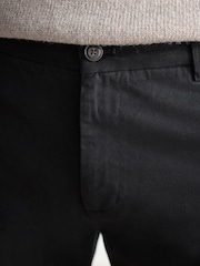 črna - ozek kroj Nova Fides Italijanski Signature chino hlače - Slika 5 iz 10
