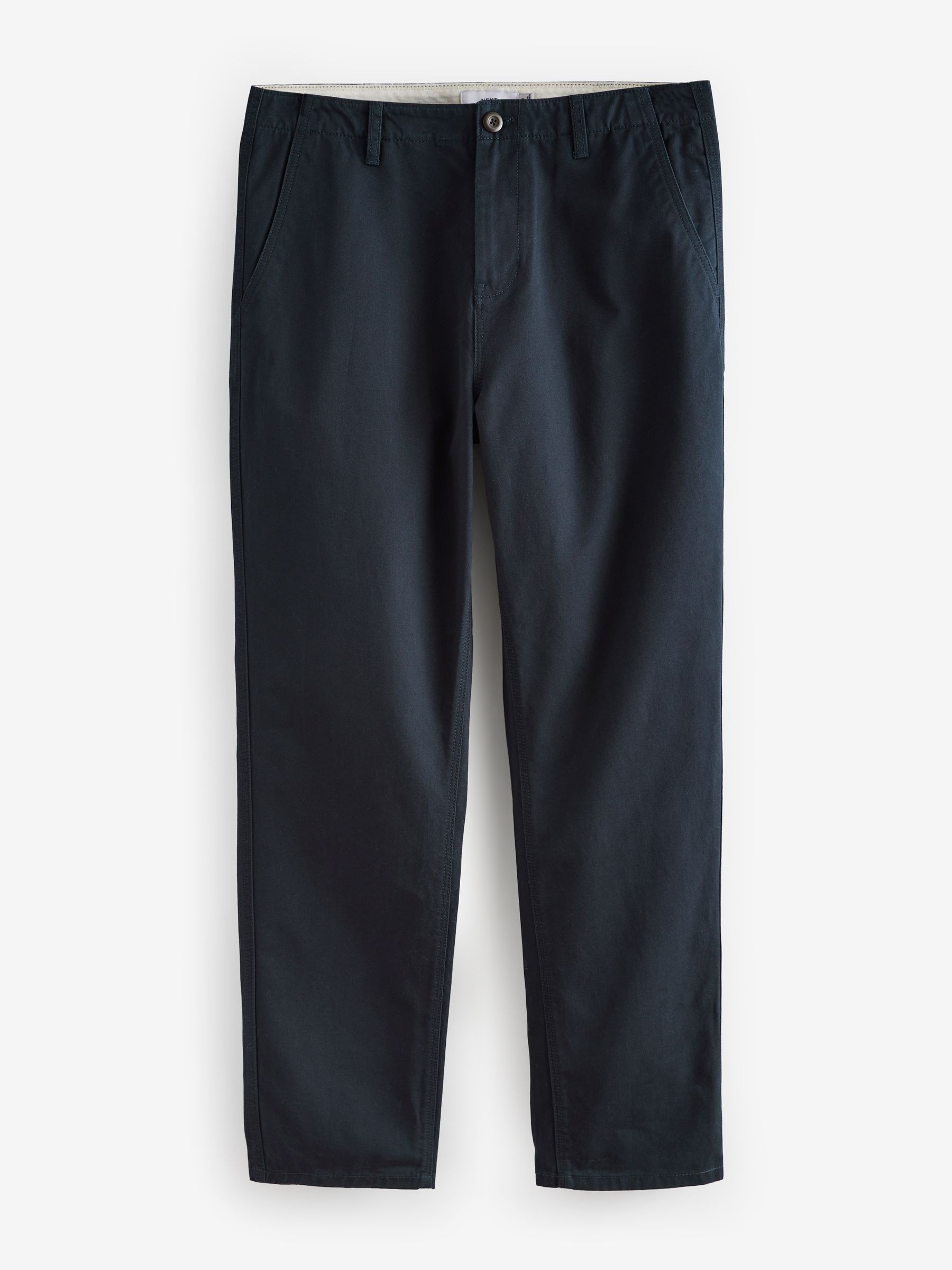 Buy Navy Blue Regular Fit 100% Cotton Utility Style Chino
