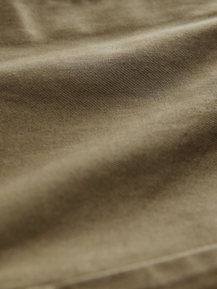 Light Tan Straight Fit Utility Chino 100% Cotton Trousers - Image 10 of 10