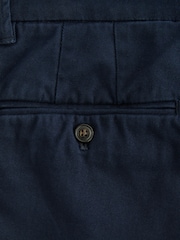 Navy Blue Slim Fit Nova Fides Italian Signature Chino Trousers - Image 10 of 11