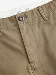 Tan Regular Fit 100% Cotton Utility Style Chino Trousers - Image 7 of 9