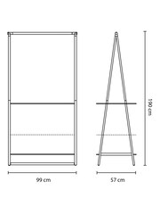 Brabantia Black Large Linn Clothes Rail And Storage Unit - Image 6 of 6
